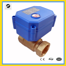 2 way brass water shutoff valve electric control actuator 230v